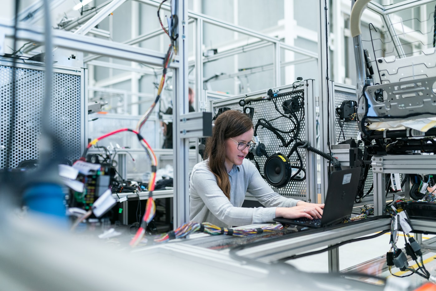 Manufacturing floor representing supplier and factory landing